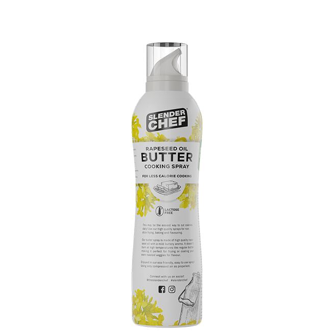 Slender Chef Cooking Spray, 200 ml, Butter